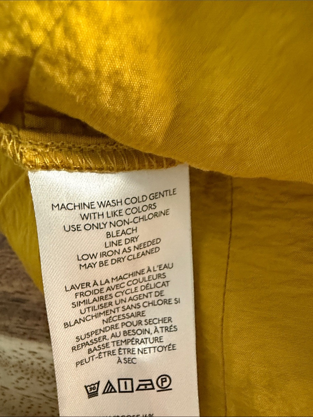 Maeve Mustard Yellow Tiered Ruffle Peasant Blouse - Picture 3 of 3